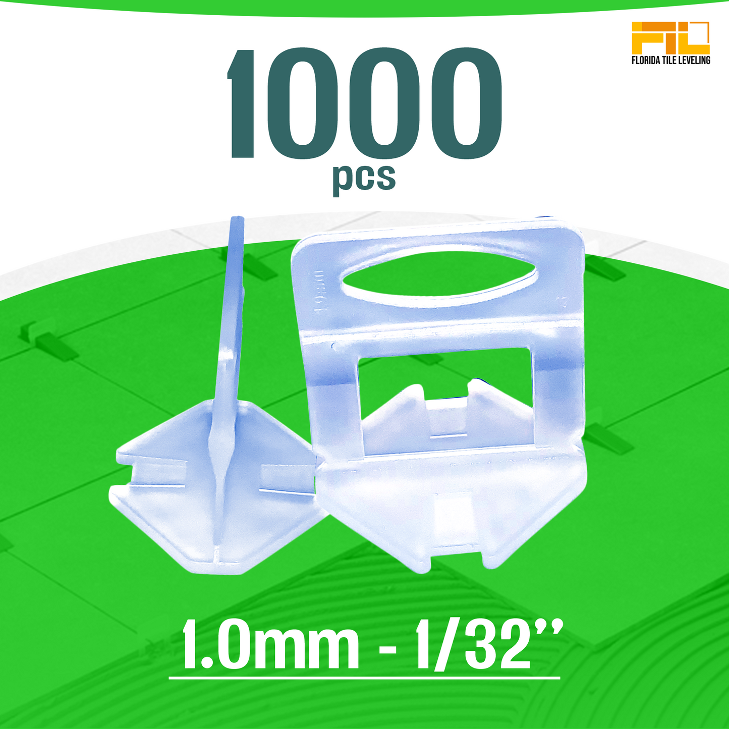 Tile Leveling System Clips - 1.0mm | 1/32