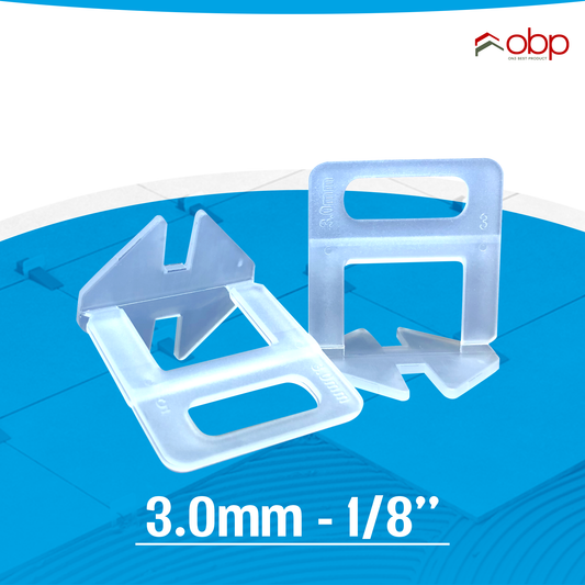 Tile Leveling System Clips - 3.0mm / 1/8