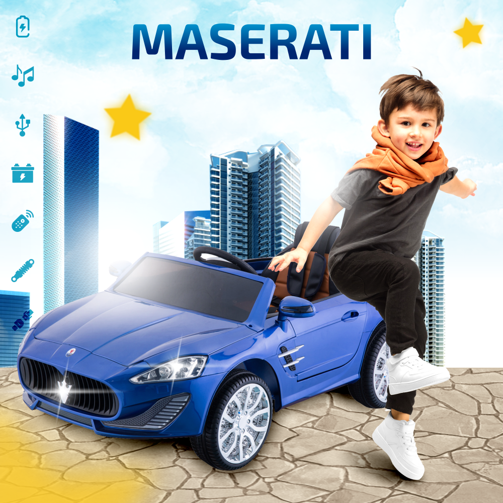 Ride On Car Maserati Ghibli Electric 12v Car with Remote Controle